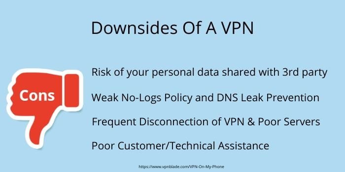 downsides of a vpn