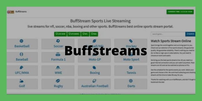Buffstreams free NFL stream sites 