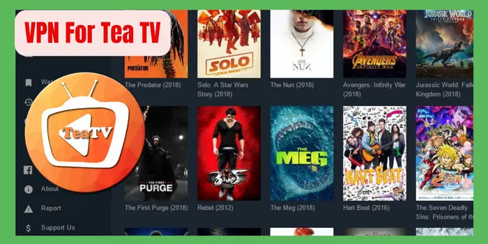 VPN For Tea TV