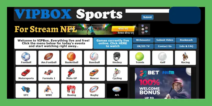 VIP Box For NFL streaming