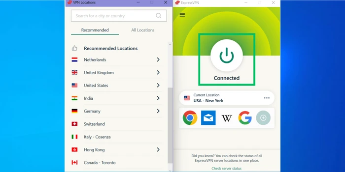 Connect To ExpressVPN Server