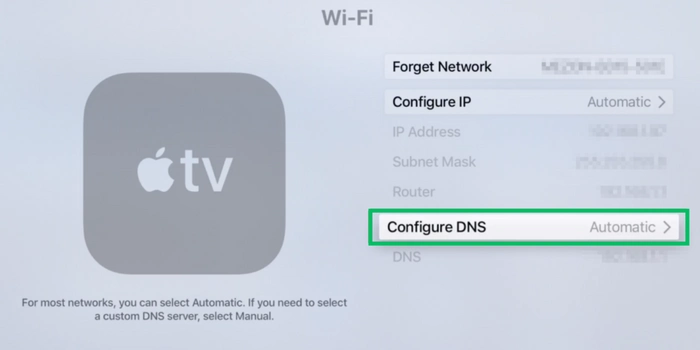 Go To Configure DNS Settings