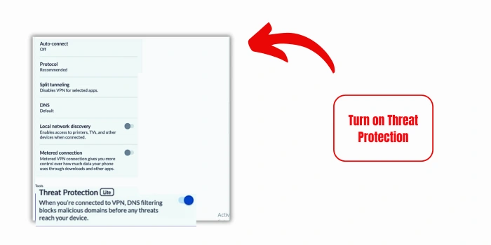 Turn on Threat Protection