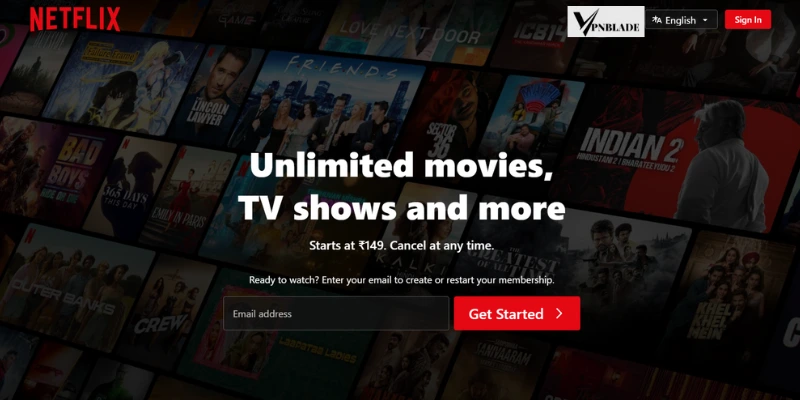 Top most legal site - Netflix