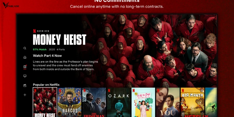 Most watched site for streaming - Netflix