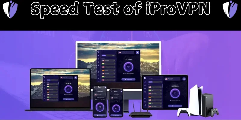 Speed test of iProVPN